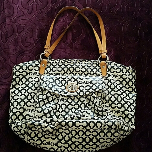 Coach popp u print bag