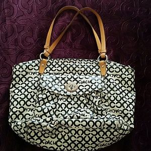Coach popp u print bag