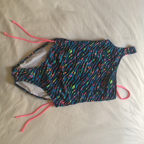 Justice girls one piece bathing suit