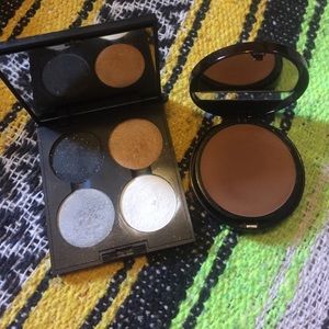 makeup forever palette and bronzer
