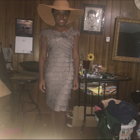 Dress barn Collection Grey Dress
