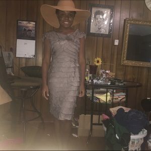 Dress barn Collection Grey Dress