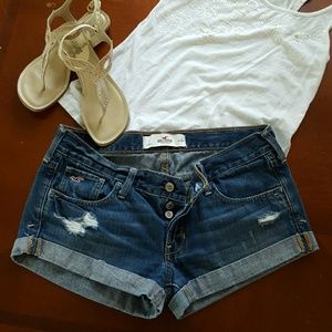 Hollister jean shorts
