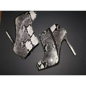 ALDO Snakeskin Booties