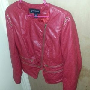 Red jacket blazer