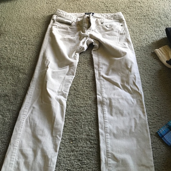 Light khaki corduroy pants!