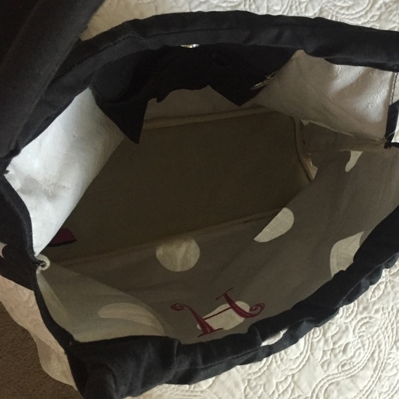Tote bag with embroidered "H" on front! - Picture 3 of 4