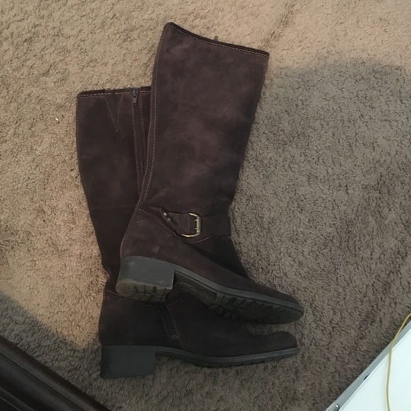 Easy spirit suede riding boots sz 10