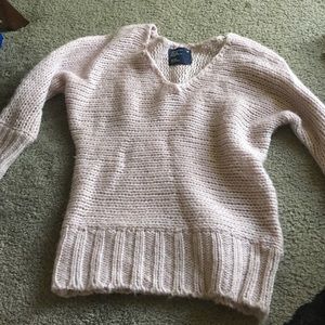 Woven sweater
