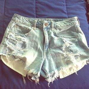 American eagle high waisted shorts