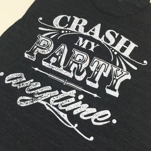 Crash My Party graphic tank