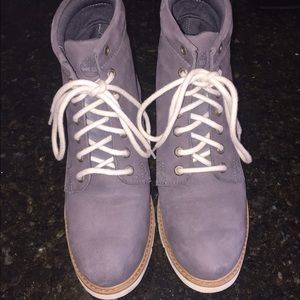 Grey Timberland Boots