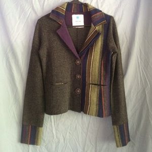 Anthropologie Sparrow 100% Wool Blazer Jacket S