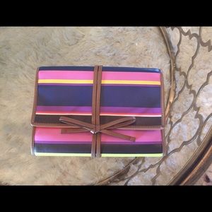 Stella & Dot Striped Jewelry Case for traveling