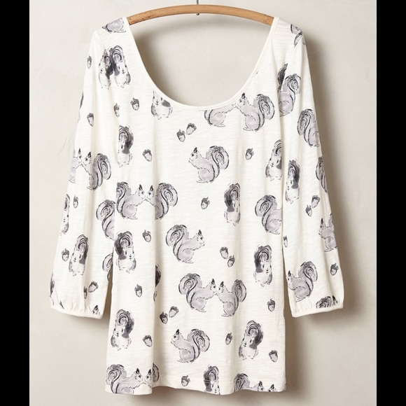 Anthropologie Postmark top