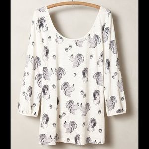 Anthropologie Postmark top