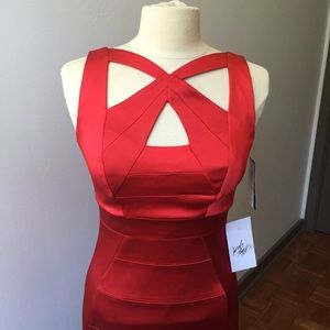NWOT Jax cutout sheath cocktail dress