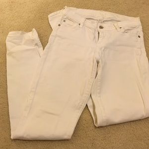 WHITE 7 FOR ALL MANKIND JEANS