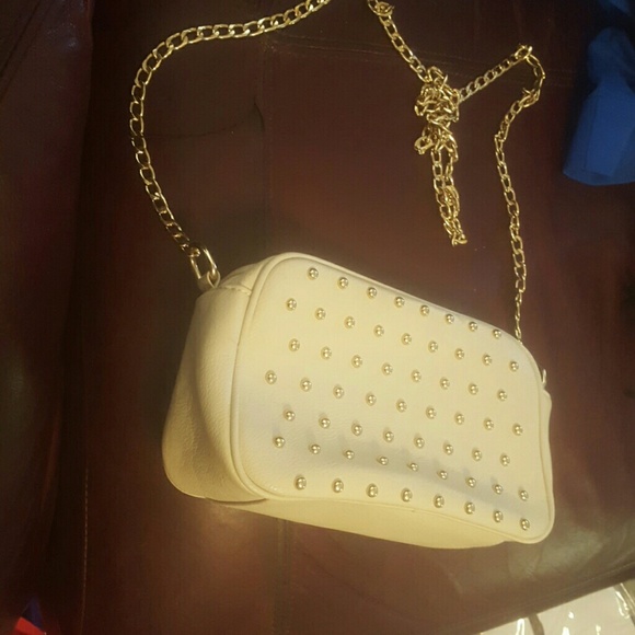 Sexy cream and gold purse