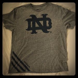 Notre Dame Gray Soft Cotton T-shirt