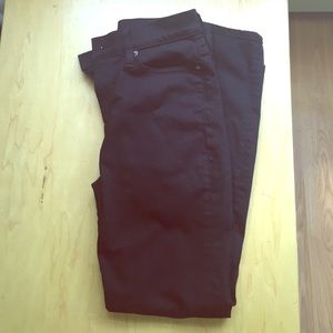 J Crew Black Lookout High Rise Skinny Jeans