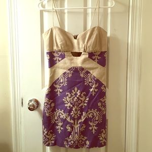 Nicole Miller Mini Cutout Dress Sz 2