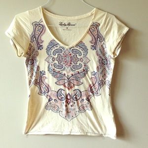 Lucky Brand Printed Tee