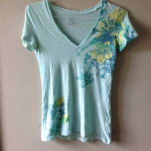 American Eagle light blue Tee