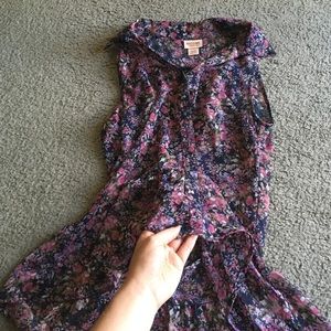 High to low tank blouse