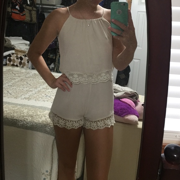 Brand new!! Lace romper
