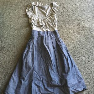 Tank dress with bow