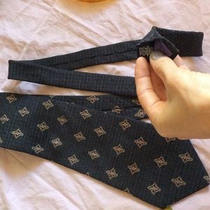 Nautica Accessories - Nautical Nautica Diamond Flower Black Maroon Tie Nautica Accessories - Nautical Nautica Diamond Flower Black Maroon Tie