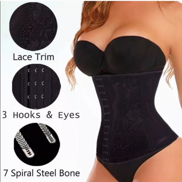 🔴1 LEFT🔴 CLEARANCE WAIST TRAINER W/STEEL BONE - Picture 3 of 4