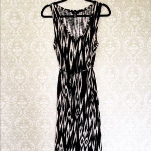 H&M ikat maxi dress