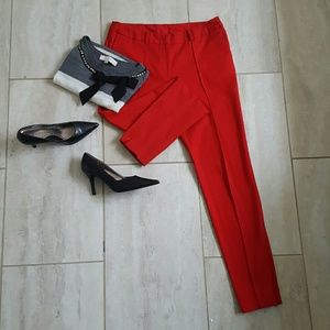 Red tapered  pant