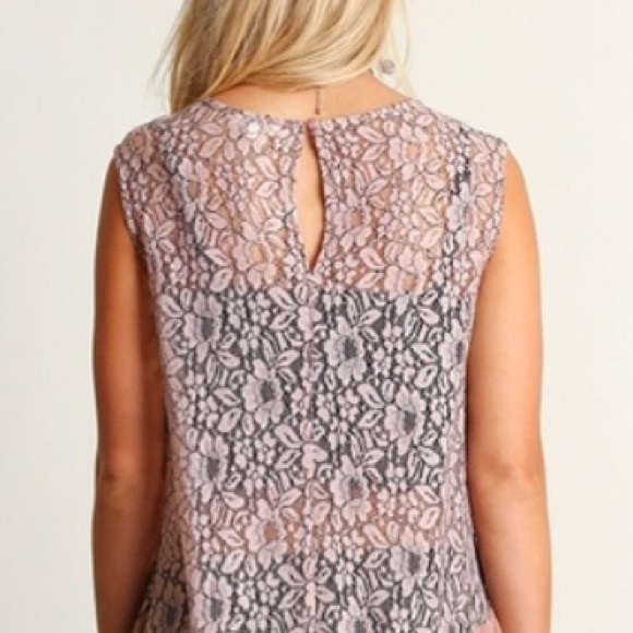 Blush Lace Secret Origins Dress Tunic - Picture 3 of 4
