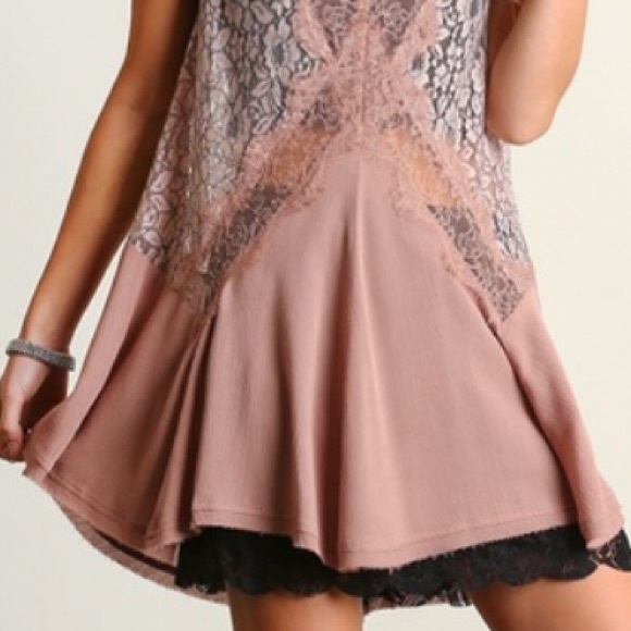 Blush Lace Secret Origins Dress Tunic - Picture 4 of 4