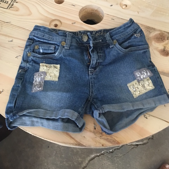Denim shorts