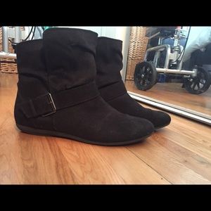 Black Booties Size 10.  Lower East Side.