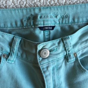 😎Mint AE stretch skinny jeans