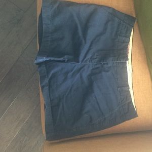 Navy jcrew chino shorts