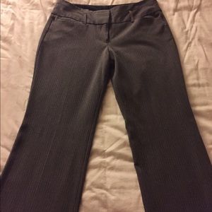 Express editor pants. Size 8. Pinstripe gray