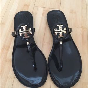 Tory Burch flat thong sandals mini Miller jelly