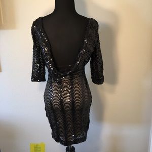 ⭐️⭐️⭐️BEAUTIFUL BLACK SEQUENCE DRESS⭐️⭐️⭐️