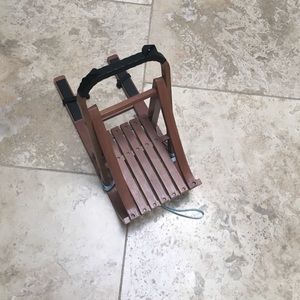 A American girl doll sled