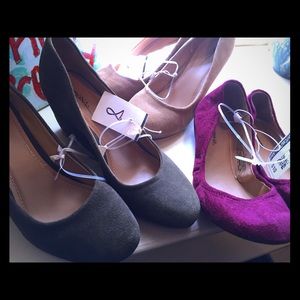 OFFERS OK! Bundle! 3pr suede shoes Merona/Mossimo
