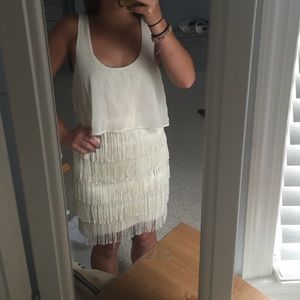 Cream dress never worn!