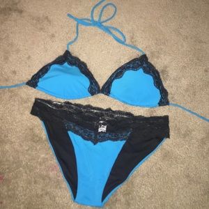 Blue & Lace VS PINK bikini