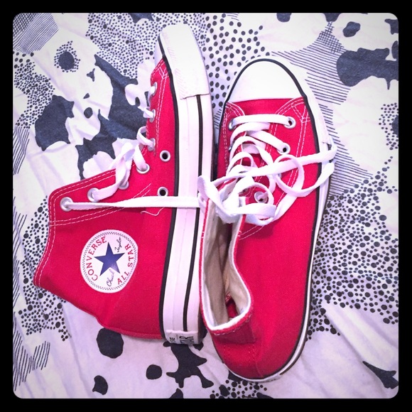 High Top Red Converse