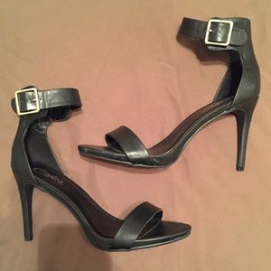 Candies Black Heels